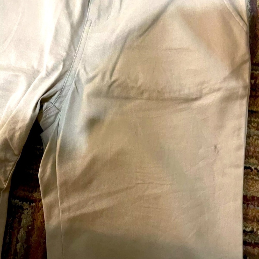 OLD NAVY SKINNY BUILT-IN FLEX Pants cream Teens Size 18 - Picture 4 of 6